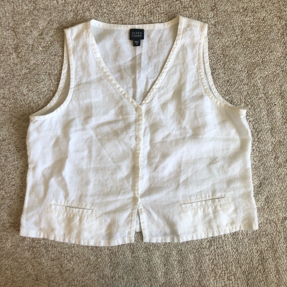 Eileen Fisher linen tank